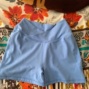 SKY BLUE ALPHALETE SHORTS GREAT CONDITION SIZE MEDIUM